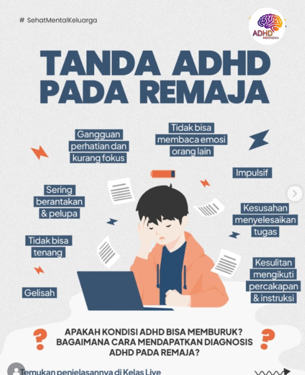 Screening ADHD Non-Diagnostik: Edukasi Awal bagi Orang Tua di Kabupaten Banyuasin